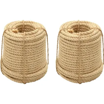 Lano vidaXL Sisalová lana 2 ks 12 mm 250 m