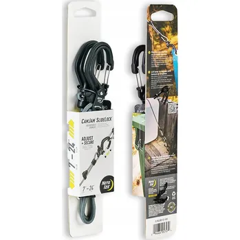 IP kamera Nite Ize Elastické lano s přezkou CamJam SlideLock Aluminium Černé CJSLB5-