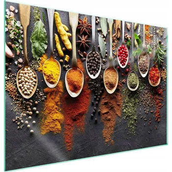 Obraz Skleněná ochranná deska na sporák 70x52 cm Kuchyně