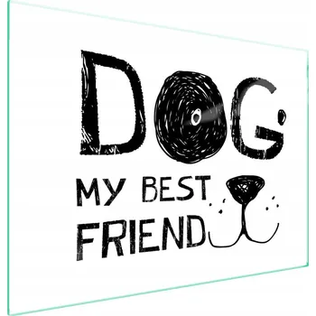 Obraz Skleněná ochranná deska na sporák 70x52 Nápis