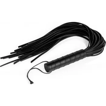 Pánské erotické prádlo Whips Primal Bond Large Classic Flogger Black, dlouhé černé důtky