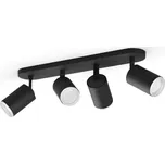 Philips HUE 50634/30/P7 Hue WACA Fugato bodové LED svítidlo GU10 4x5,7W 350lm 2000-6500K RGB IP20 černá