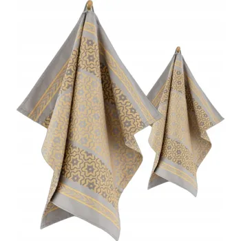 Utěrka ZWOLTEX Marsala GOLD kuchyňský set utěrka do kuchyně šedá 50x70