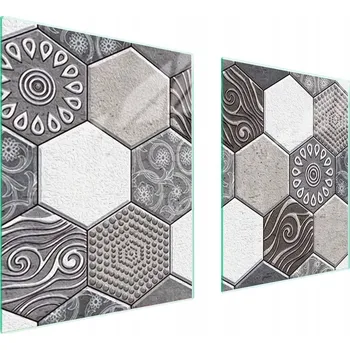 Obraz Skleněná ochranná deska na sporák 85x52 Vzor