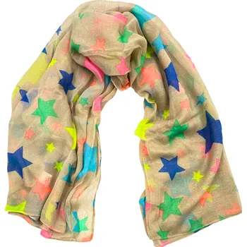 Šátek Bavlněný šátek béžový B902