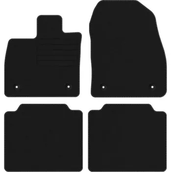 autokoberec Kobercové rohože Edecor velurové 4 ks
