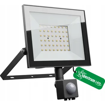 SPECTRUM Reflektor NOCTIS LUX-4 LED 50W studená bílá + senzor 176x221x53