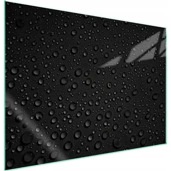 Obraz Skleněná ochranná deska na sporák 70x52 Kapky