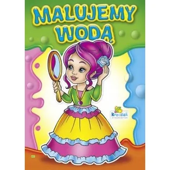 omalovánky Omalovánka. Malování vodou, sada pro holky i kluky - Dívka se zrcadlem