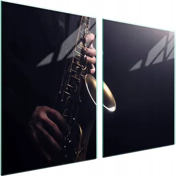 Obraz Skleněná ochranná deska na sporák 2x45x52 Hudba