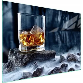Obraz Skleněná ochranná deska na sporák 70x52 Whisky