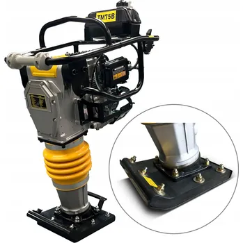 Vibrační deska ZHUTŇOVAČ PŮDY 79 KG SKOKAN UDUŠADLO VIBRAČNÍ NOHA MOTOR LONCIN 165F