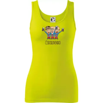 Československo 100 let - pivo (Pecka design) - Dámské tílko - L ( Limetková )