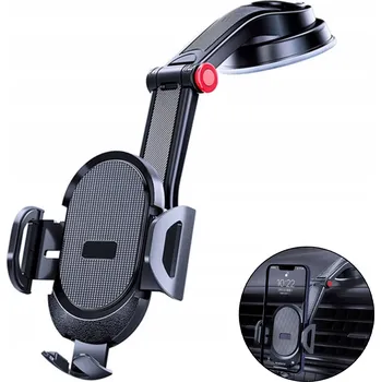 DRŽÁK DO AUTA NA TELEFON NA SKLO PALUBNÍ DESKU DO VĚTRACÍ MŘÍŽKY