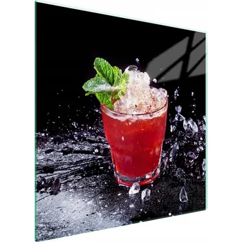 Obraz Skleněná ochranná deska na sporák 50x52 Drink
