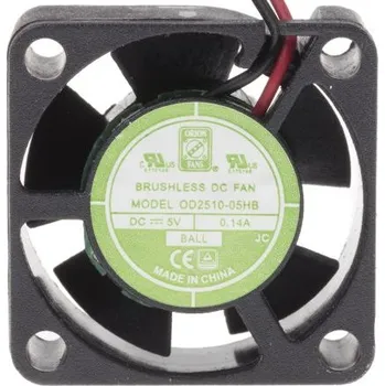 PC ventilátor RS PROAxiální ventilátor 5 V DC DC, průtok vzduchu: 4.6m³/h 700mW140mA, 25 x 25 x 10mm