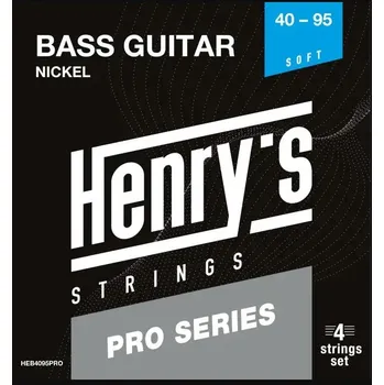 Příslušenství pro strunný nástroj Henry’s Strings PRO NICKEL 40/95