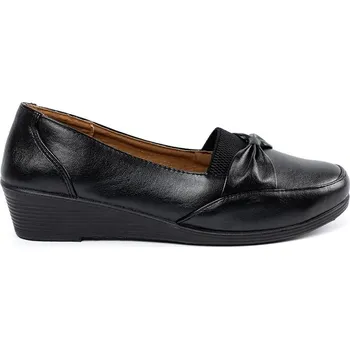 Dámské polobotky Originální polobotky černé dámské na klínku 40