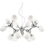 Ideal Lux NODI SP15 závěsné svítidlo 15x E14 40W bez zdroje 105cm IP20, bílé