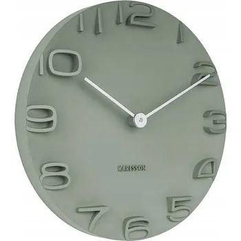 Hodiny Nástěnné hodiny KULATÝ ZÁVĚSNÉ ZELENÉ NA BATERIE UNIVERZÁLNÍ HODINKY - VÝPRODEJ