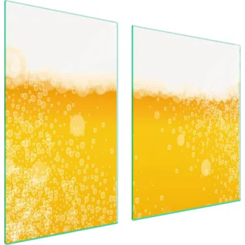 Obraz Skleněná ochranná deska na sporák 100x52 Pivo