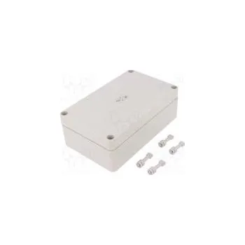 Rozvaděč Kryt univerzální X 110mm Y 180mm Z 63mm plochý TK PS šedá