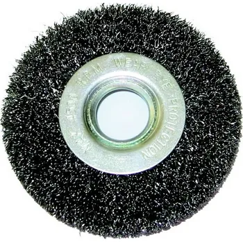 Drátěný kartáč KRAFTWERKTOOLS Kartáč okružní 100mm / 0,3mm - otvor 20mm Varianta: Kartáč okružní 100mm / 0,3mm - otvor 20mm