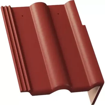 Střecha KMB BETA Samet taška okrajová pravá višňová