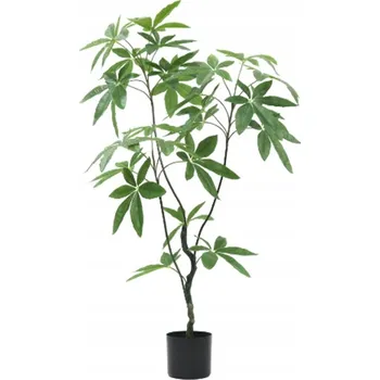 umělá květina UMĚLÁ Rostlina PACHIRA Strom Štěstí v Květináči REALISTICKÁ 120cm XL