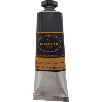 Speciální výtvarná barva Charvin Akrylová barva Extra Fine 60 ml Carbone Black 456