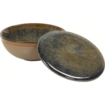 SERAX Surface Miska s víkem, indiánská zelená, ø: 130 mm
