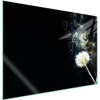 Obraz Skleněná ochranná deska na sporák 70x52 Květina