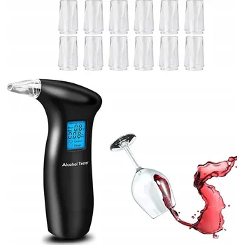 Alkohol tester Vítěz testu alkohol tester policejní přesný alkohol tester 12 náustků
