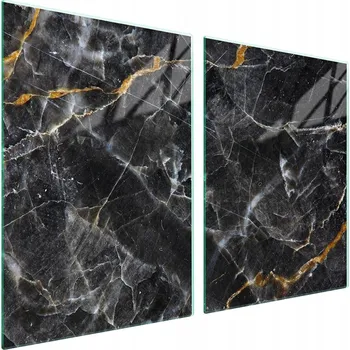 Obraz Skleněná ochranná deska na sporák 2x45x52 Mramor