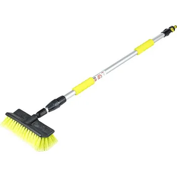 Mycí kartáč na vozidlo CARMOTION (POLAND) | Mycí sada s teleskopickou tyčí 110-170cm a průtokovým kartáčem 25 cm a ventilem, 63513