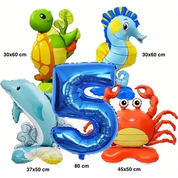 Party dekorace Narozeninová dekorace Mořská zvířátka 5