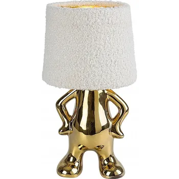 Lampička Stolní lampa Rabalux SMURFY béžová, zlatá 40 W