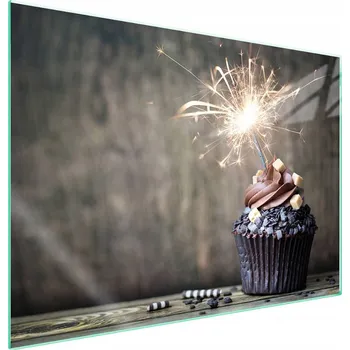 Obraz Skleněná ochranná deska na sporák 70x52 Dezert