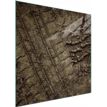 Obraz Skleněná ochranná deska na sporák 50x52 Stopa