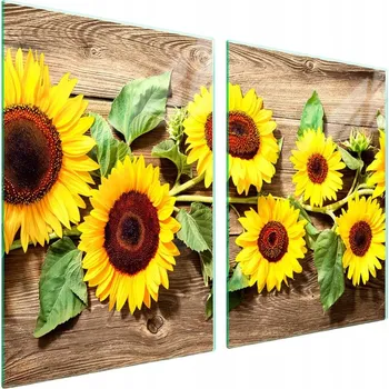 Obraz Skleněná ochranná deska na sporák 2x45x52 Květina