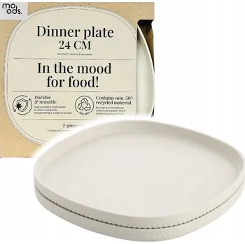 Obraz SADA 2 PIKNIKOVÝCH TALÍŘŮ MOODS 24 CM EKOLOGICKÉ A UNIVERZÁLNÍ