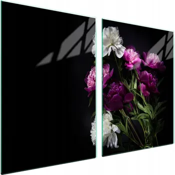 Obraz Skleněná ochranná deska na sporák 2x45x52 Květina