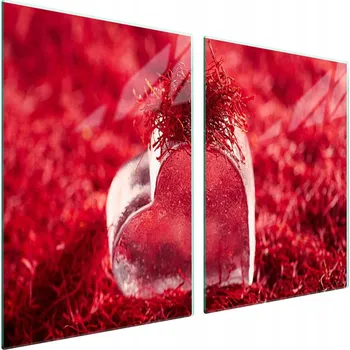 Obraz Skleněná ochranná deska na sporák 2x45x52 Srdce