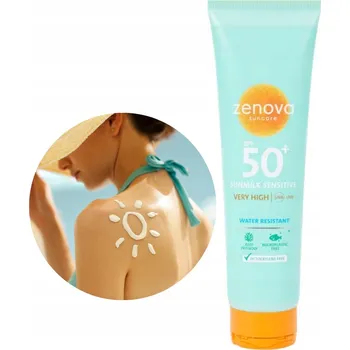Přípravek na opalování Zenova Opalovací mléko Sensitive SPF 50+ 15 ml