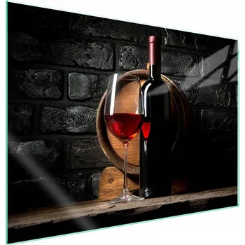 Obraz Skleněná ochranná deska na sporák 70x52 Víno