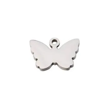 Přívěsek OK1386-ST Ocelový přívěšek - motýlek