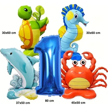 Party dekorace Narozeninová dekorace Mořská zvířátka 1