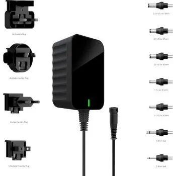 Adaptér AC/DC, výstup: 12V dc 1.5A 18W, Austrálie, Evropská, UK, USA Ne