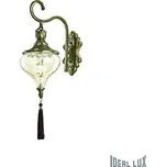 Ideal Lux HAREM AP1 nástěnné svítidlo 1x E27 60W bez zdroje IP20, starožitná mosaz