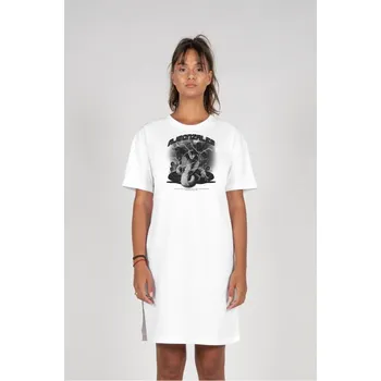 Dámské šaty Ladies TOXIC V.2 x Organic Oversized Slit Tee Dress M